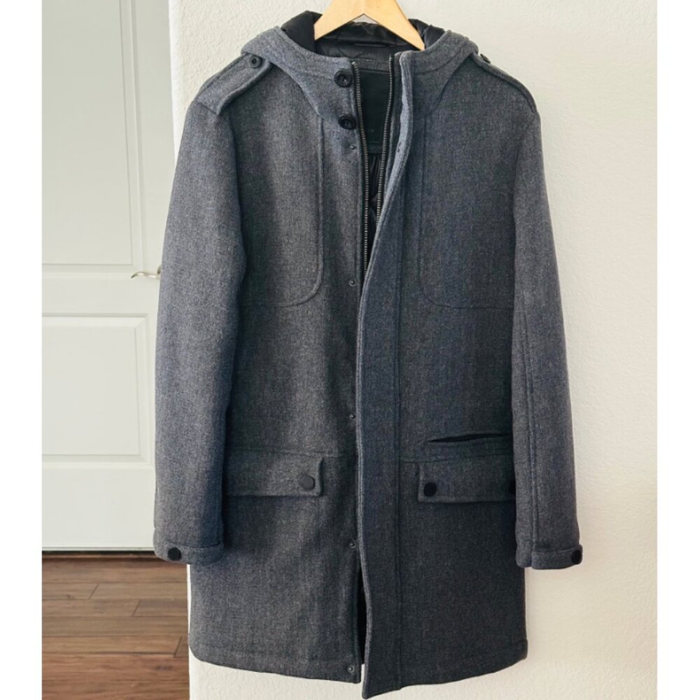 🎩 Jack & Jones 🎩 Brice Wool Duffercoat, 175/96A, US M